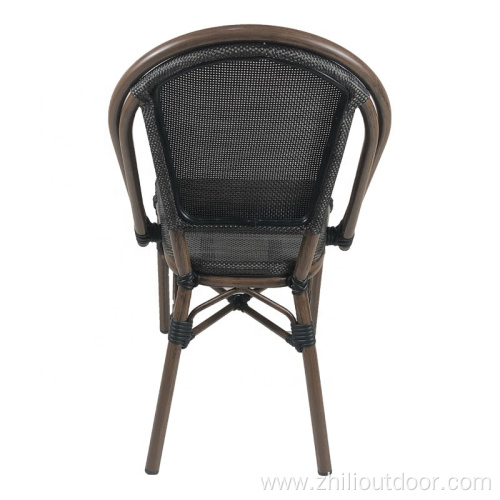 Patio Furniture Outdoor Stackable Garden French Side Chair